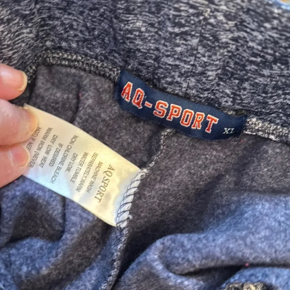 AQ-Sport Sequinned Blue Hoodie and Jogger Set